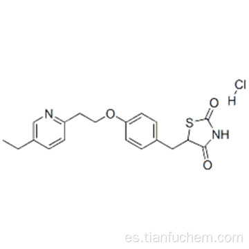 Clorhidrato de pioglitazona CAS 112529-15-4